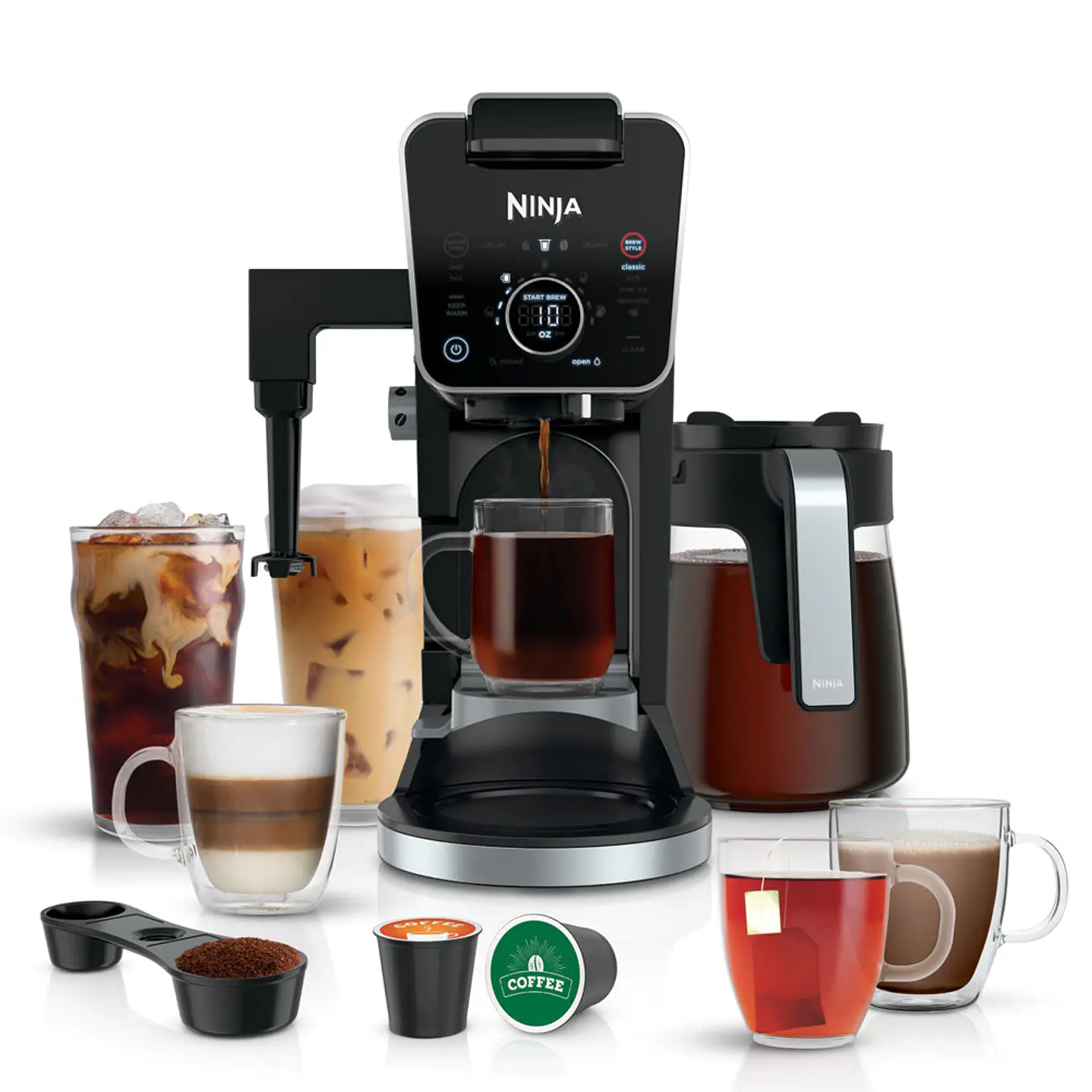 Cafetera Ninja Dual XL 12 Tazas Negro