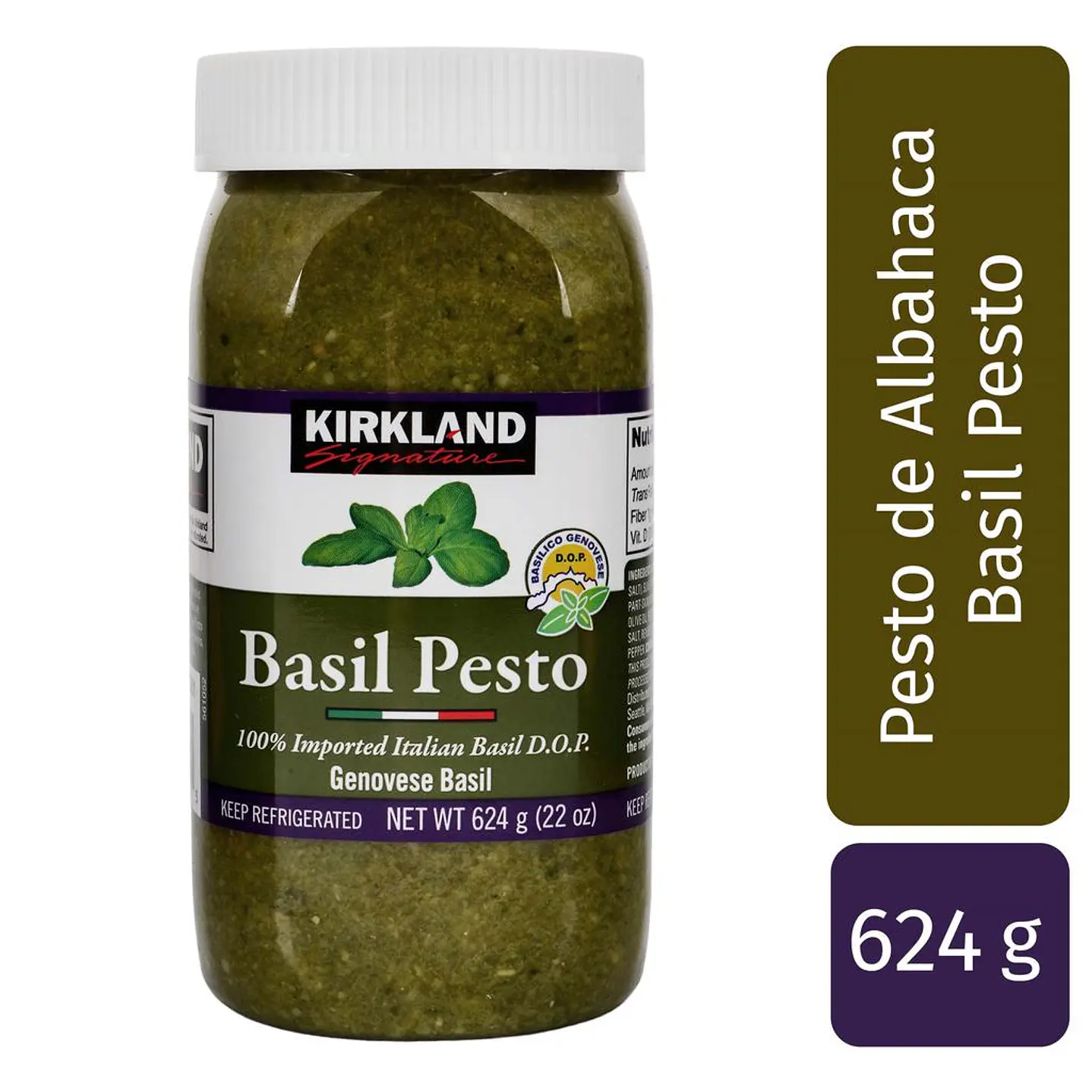 Kirkland Pesto de Albahaca 624 g