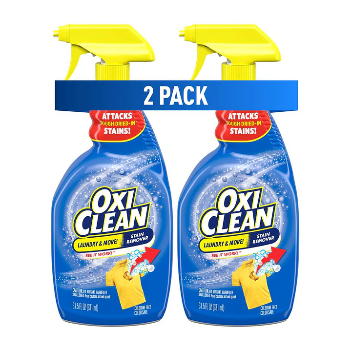 OxiClean Removedor Quitamanchas Libre Cloro 2 Unid 931 mL