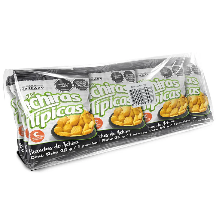 Achiras Típicas Bizcochos de Achira 16 Unid 25 g
