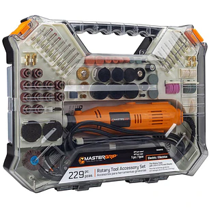 Mastergrip Juego de Herramientas Rotativas 229 Pzas