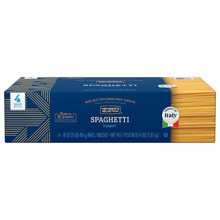 Members Selection Espagueti 4 Unid 454 g