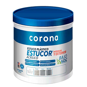 Estucor estuco plástico interior exterior 1.5 kg 1 4