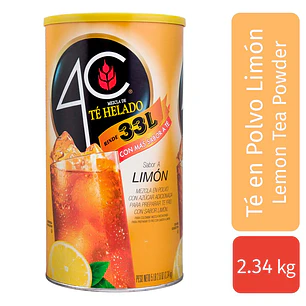 4C Mezcla en Polvo de Té Frío con Sabor a Limón 2.34 kg