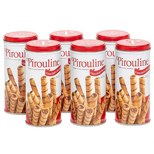 Pirouline Barquillos Rellenos Crema Avellana 6 Unid 92 g