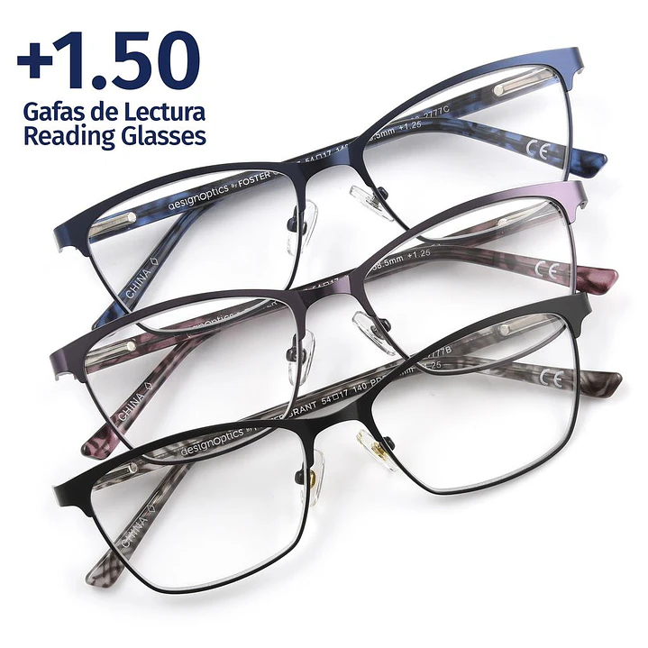 Foster Grant +1.50 Gafas de Lectura Addie Kiersey 3 Unid