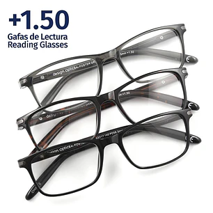 Foster Grant +1.50 Gafas de Lectura Cole Dax 3 Unid