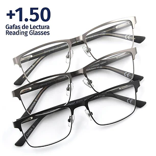 Foster Grant +1.50 Gafas de Lectura Kyne Lyden 3 Unid