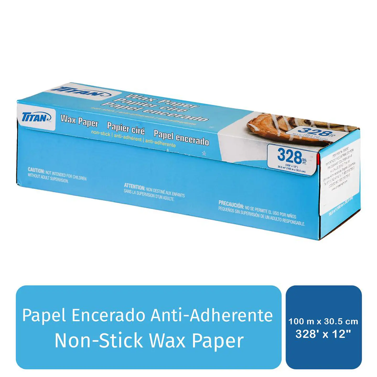 Titan Papel Encerado 100 m x 30.5 cm