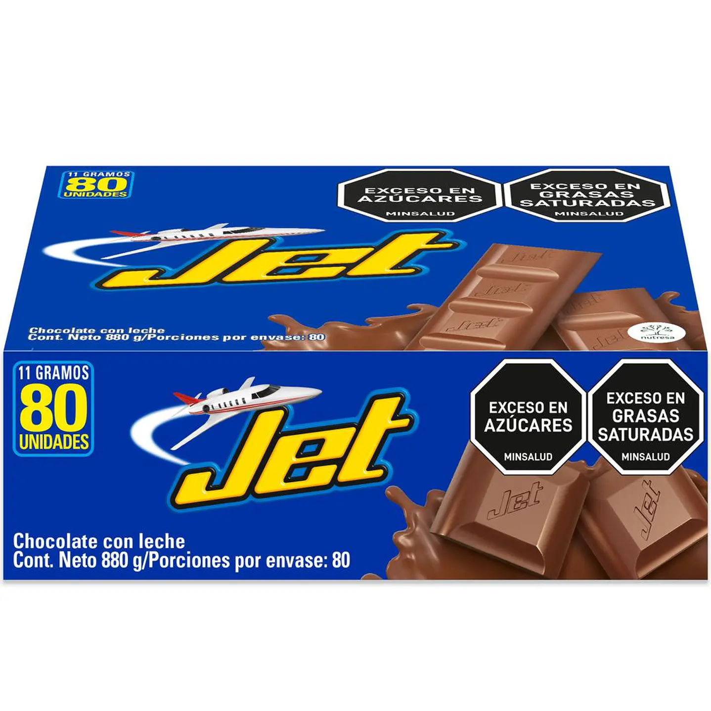 Jet Chocolatinas 80 Unid 11 g