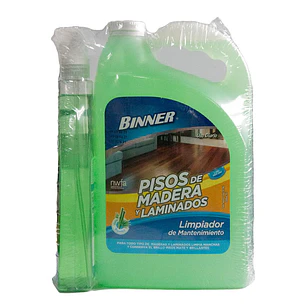 Binner Limpiador Pisos de Madera y Laminados 4.4 L
