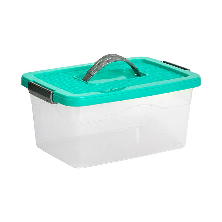 Caja Organizadora con Manija 10 L Azul