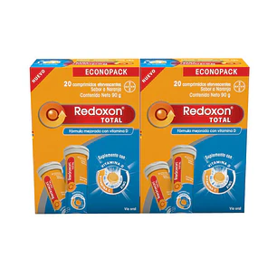 Redoxon Suplemento con Vitamina C 40 Unid 4.5 g