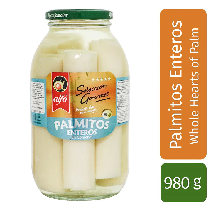 Alfa Palmitos Enteros 980 g