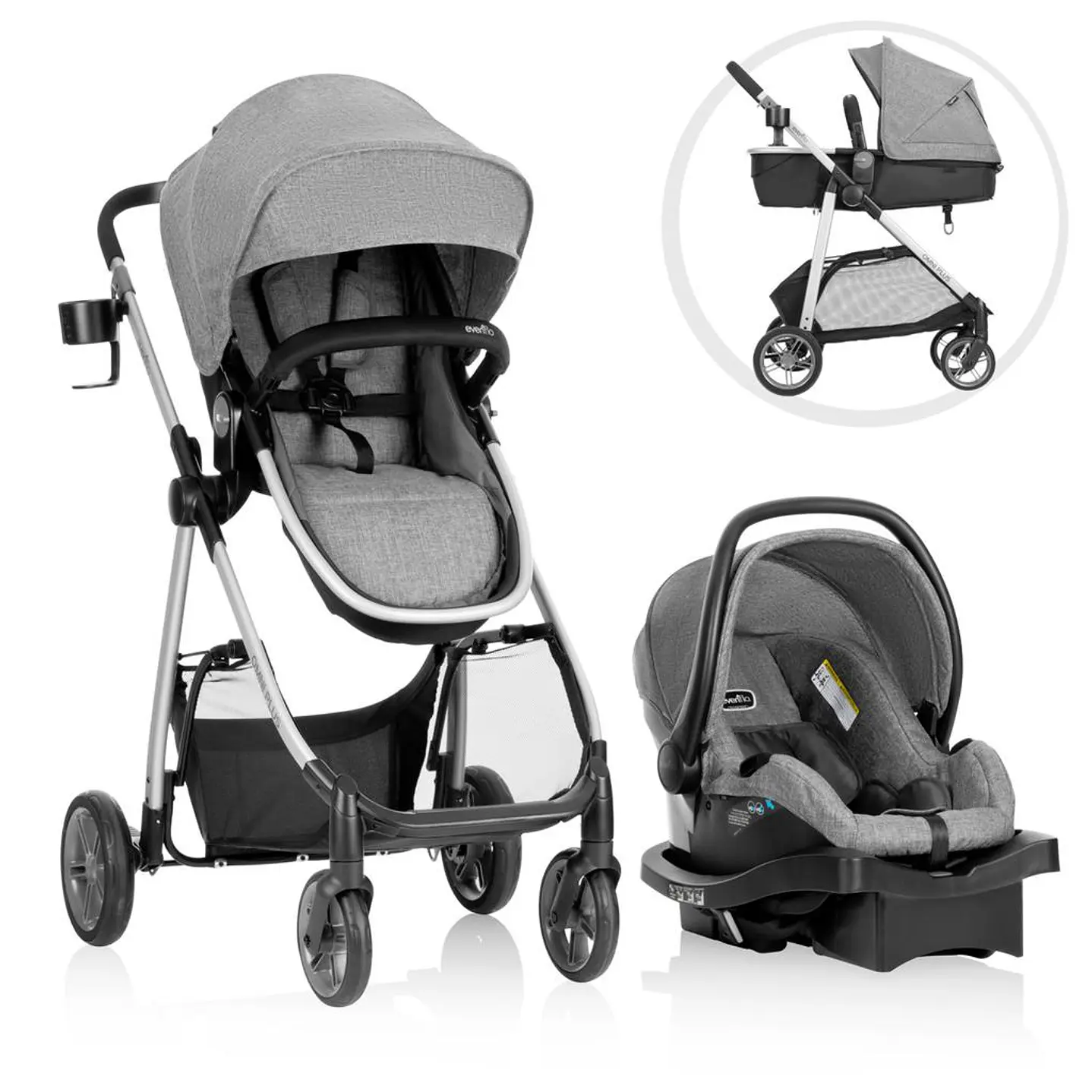Evenflo Coche de Viaje Modular Bebé Asiento Infantil Auto