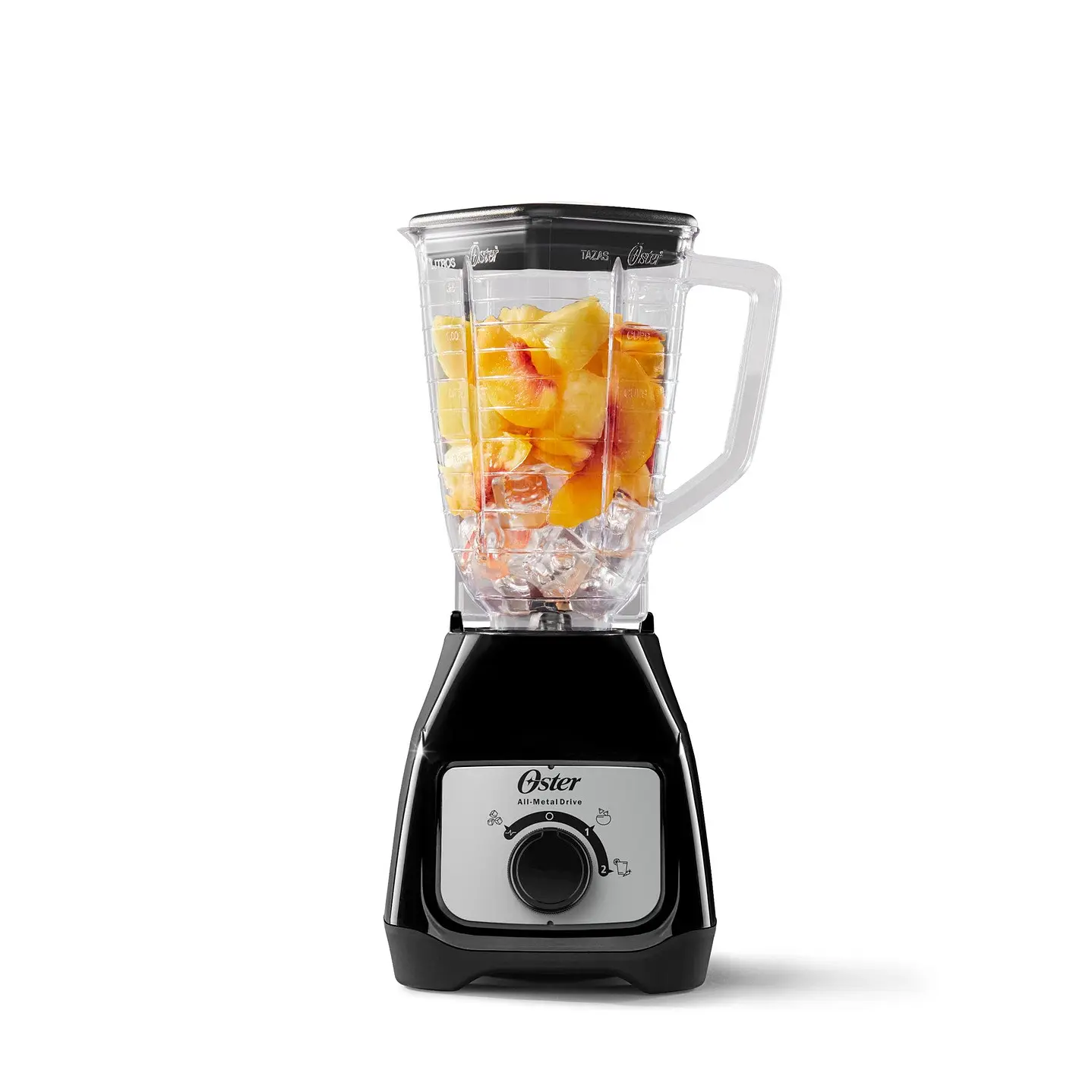 Licuadora Oster Vaso de Plastico 1.3 Lt 2 Velocidades Negro