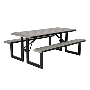 Lifetime Mesa Plegable Tipo Picnic para Exteriores 1.83 m