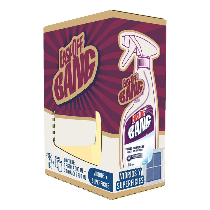 Easy Off Bang Limpia 2 Unid 900 mL + 1 Pistola 500 mL