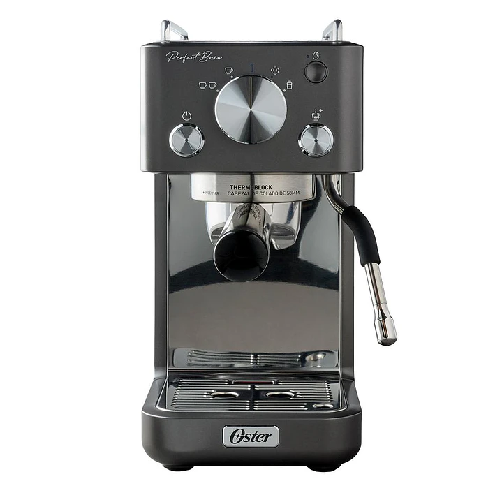 Oster Cafetera Espresso Molino Espumador Leche