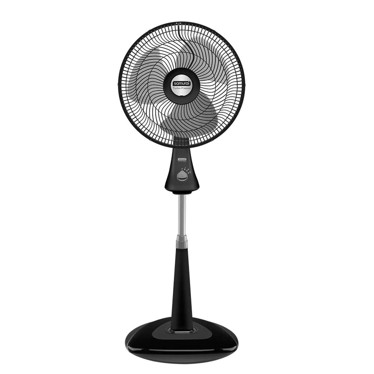 Ventilador Turbo Fresco Pedestal 70 W Negro