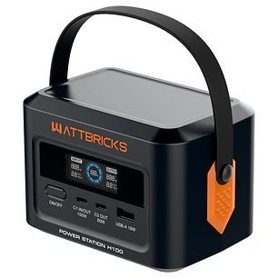 Wattbricks Energy Estación de Energía Portátil 120 W