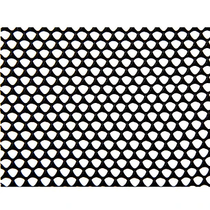 Malla Diamante filtro 5 x 5mmx1.55m ancho negro Rollo x 30