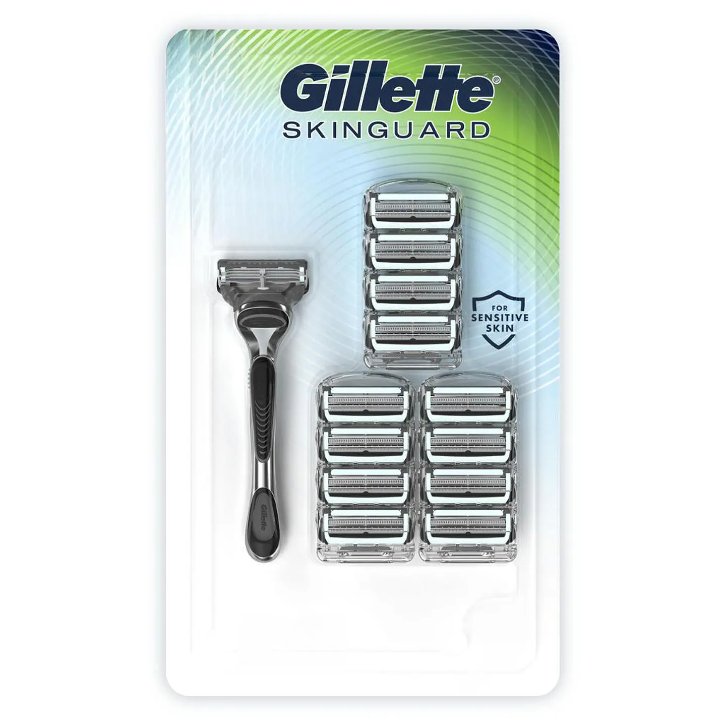 Gillette SkinGuard Máquina Afeitar Piel 13 Cartuchos + Mango