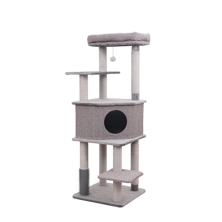 Catry Torre Gatos Grande 6 Niveles Condominio Postes Arañar