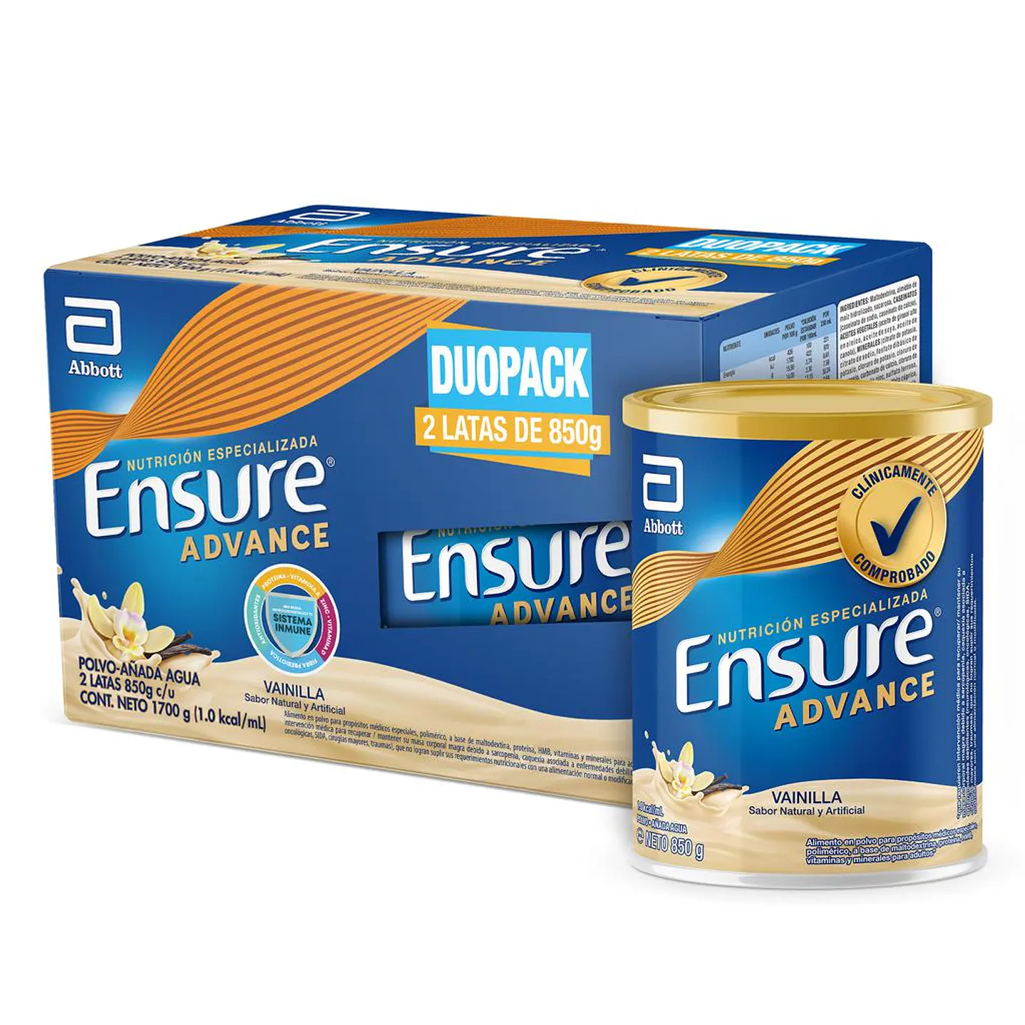 Ensure Suplemento Alimenticio 2 Unid 850 g