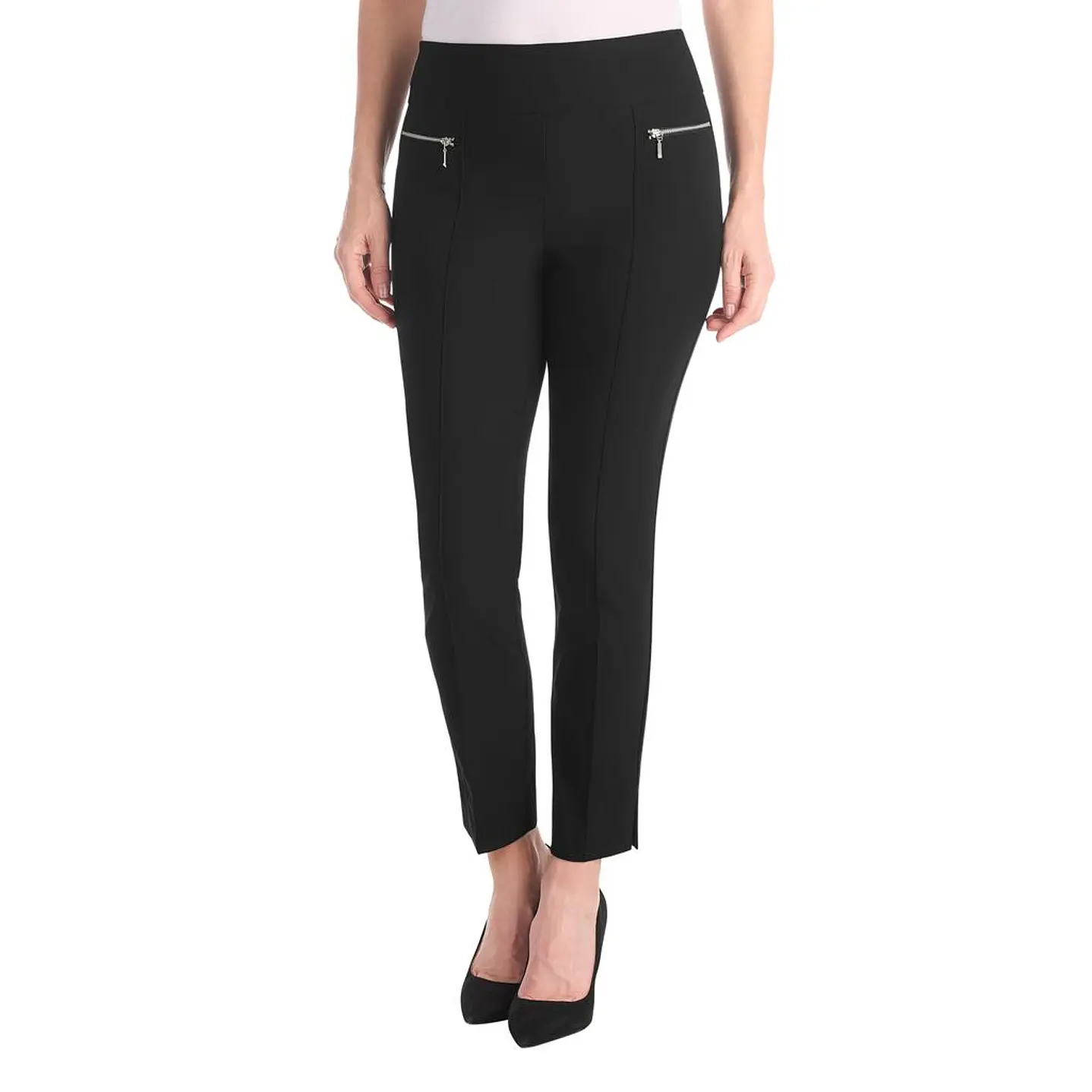 Dalia Pantalón con Bolsillos de Cremallera Mujer
