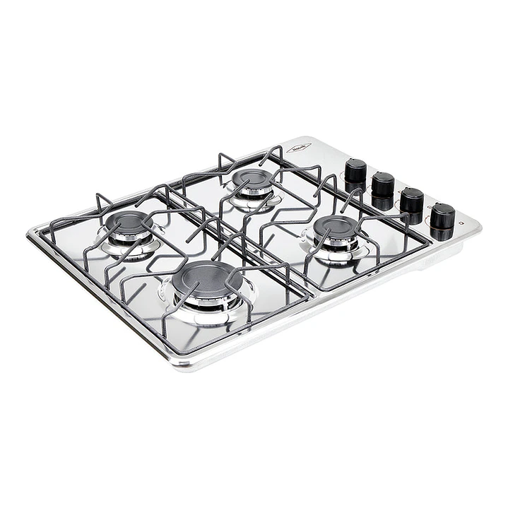 Cubierta de Empotrar 60 x 43 cm 4 Puestos Gas Propano