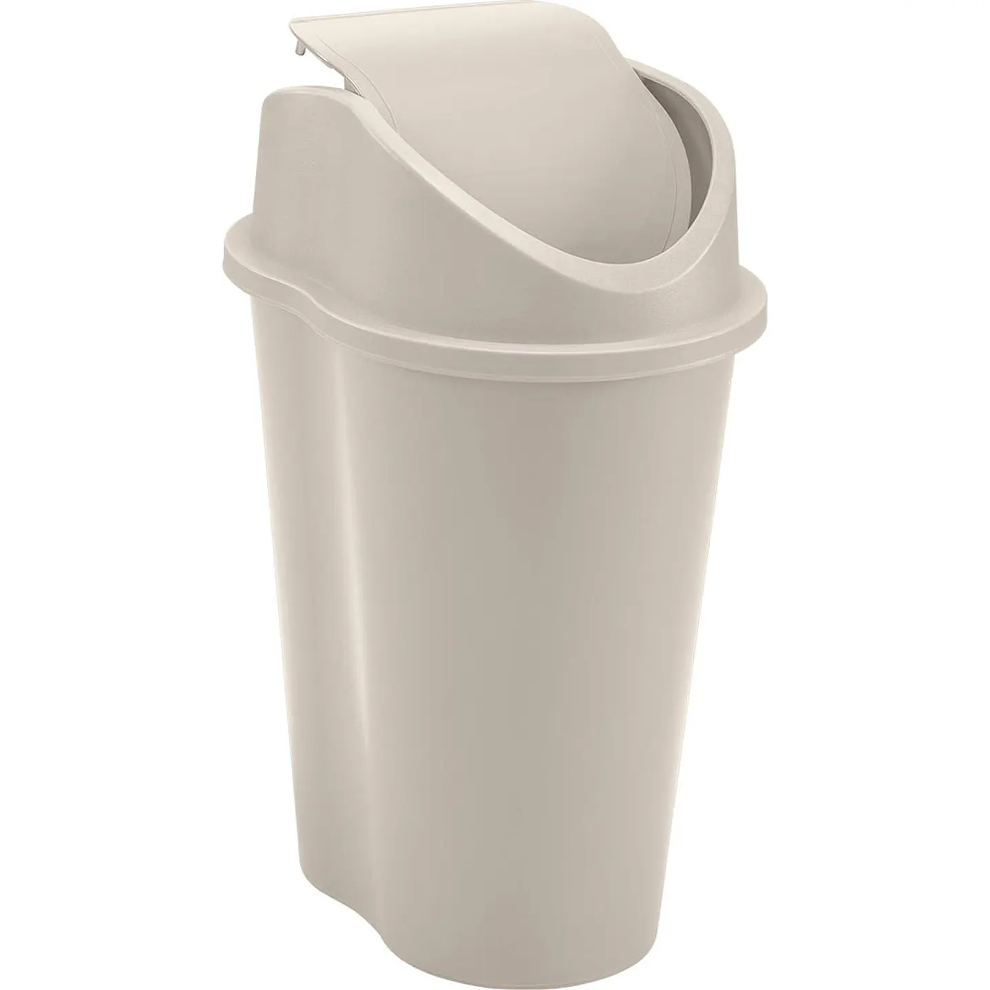 Papelera Style Tapa Vaivén 1 L Taupe