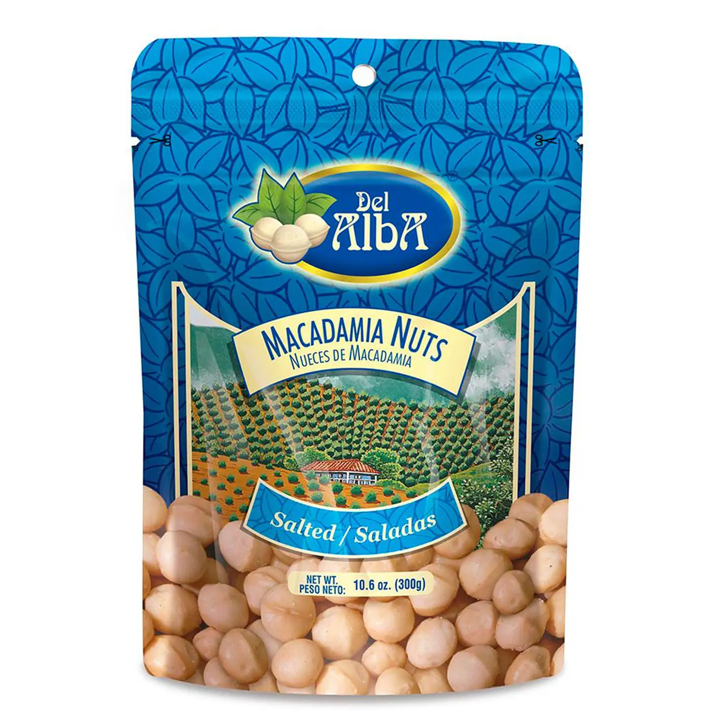 Del Alba Nuez Macadamia Salada 300 g