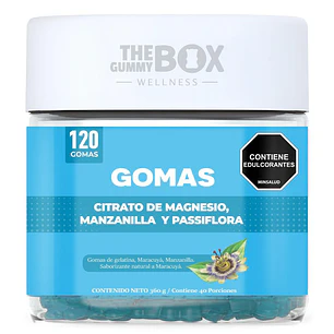 The Gummy Box Calm Vibes Manzanilla Passiflora 120 Unid