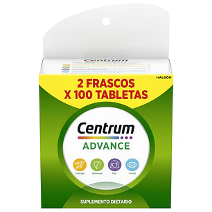 Centrum Advance Suplemento Multi 2 Unid 100 Tabletas