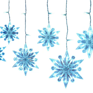 Members Selection Luces LED Blanco Frío Forma Copos Nieve