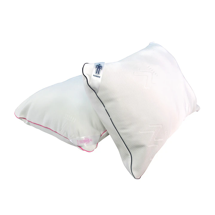 SET X 2 Almohadas Hombre Mujer 70 x 50 x 20 cm