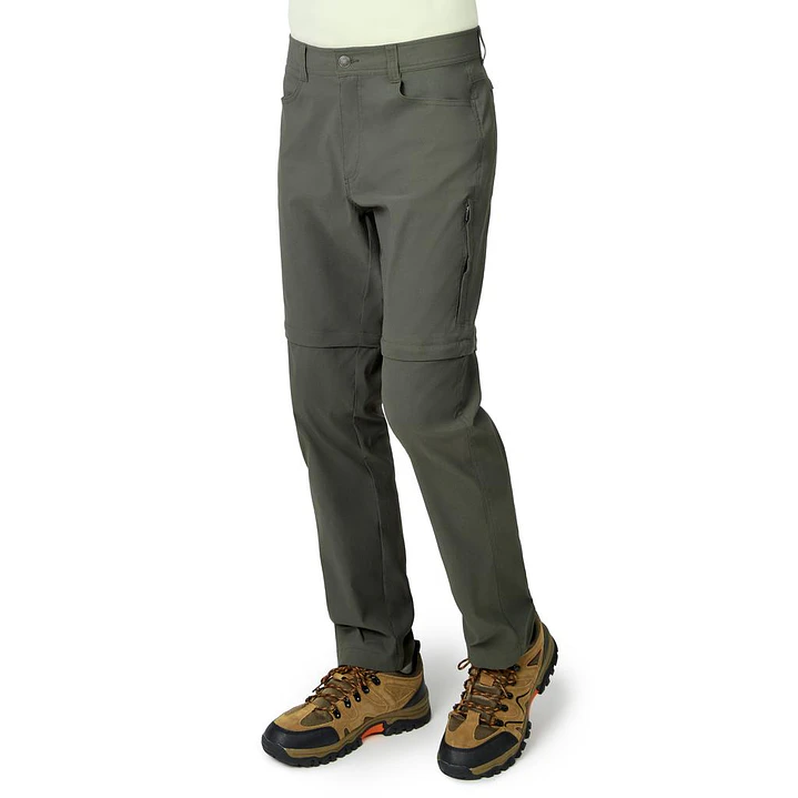 Free Country Pantalón Verde Oliva Convertible Hombre