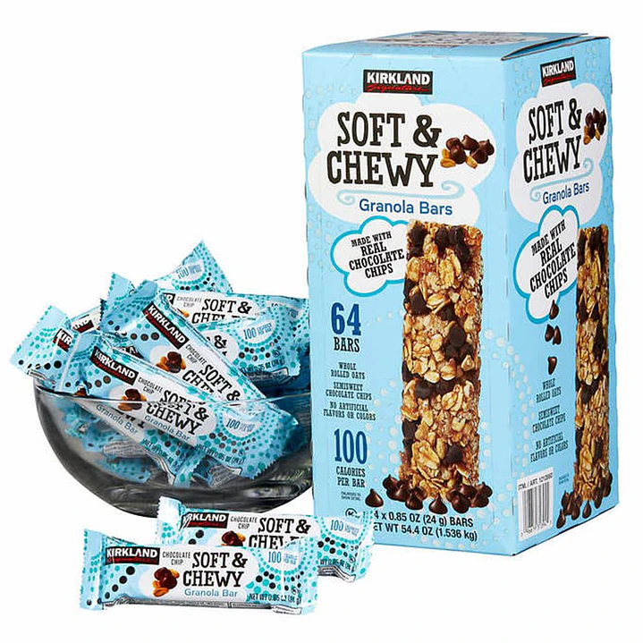 Kirkland Signature Barras de Granola 64 Unid 24 g