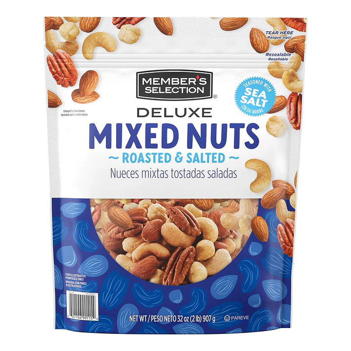 Members Selection Mezcla Nueces Saladas Delux 907 g