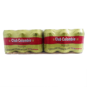 Club Colombia Cerveza Dorada en Lata Paq 24 Unid 330 mL