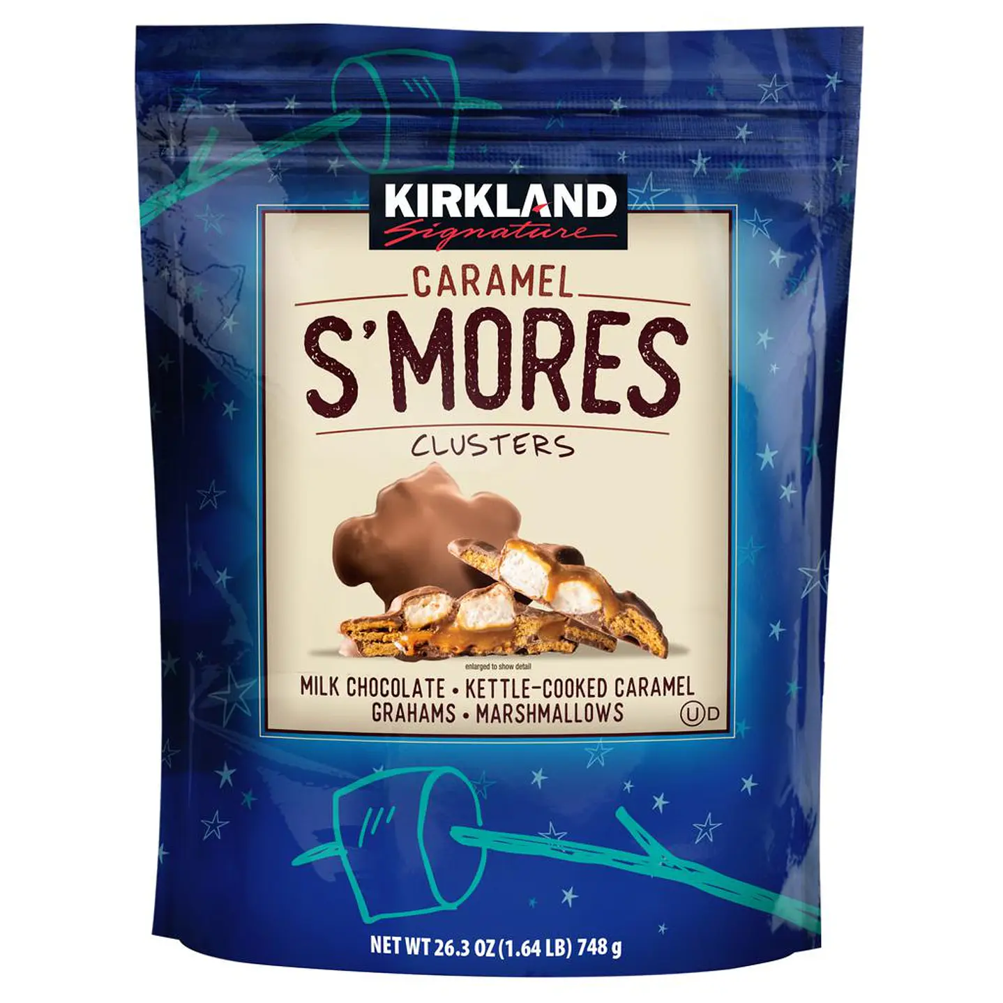 Kirkland Signature Galletas Caramelo Malvaviscos 748 g