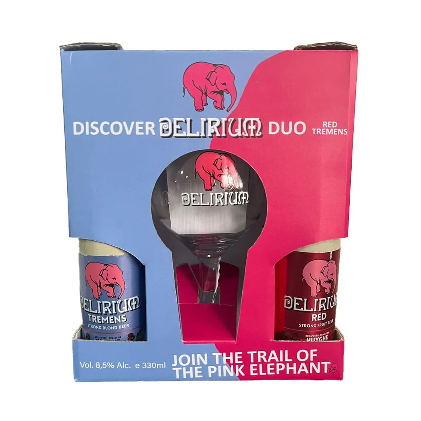 Delirium Tremens y Red Cerveza Belga 2 Unid 330 mL