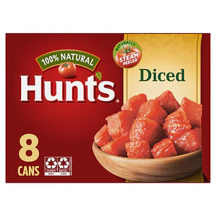 Hunts Tomates Picados 8 Unid 411 g