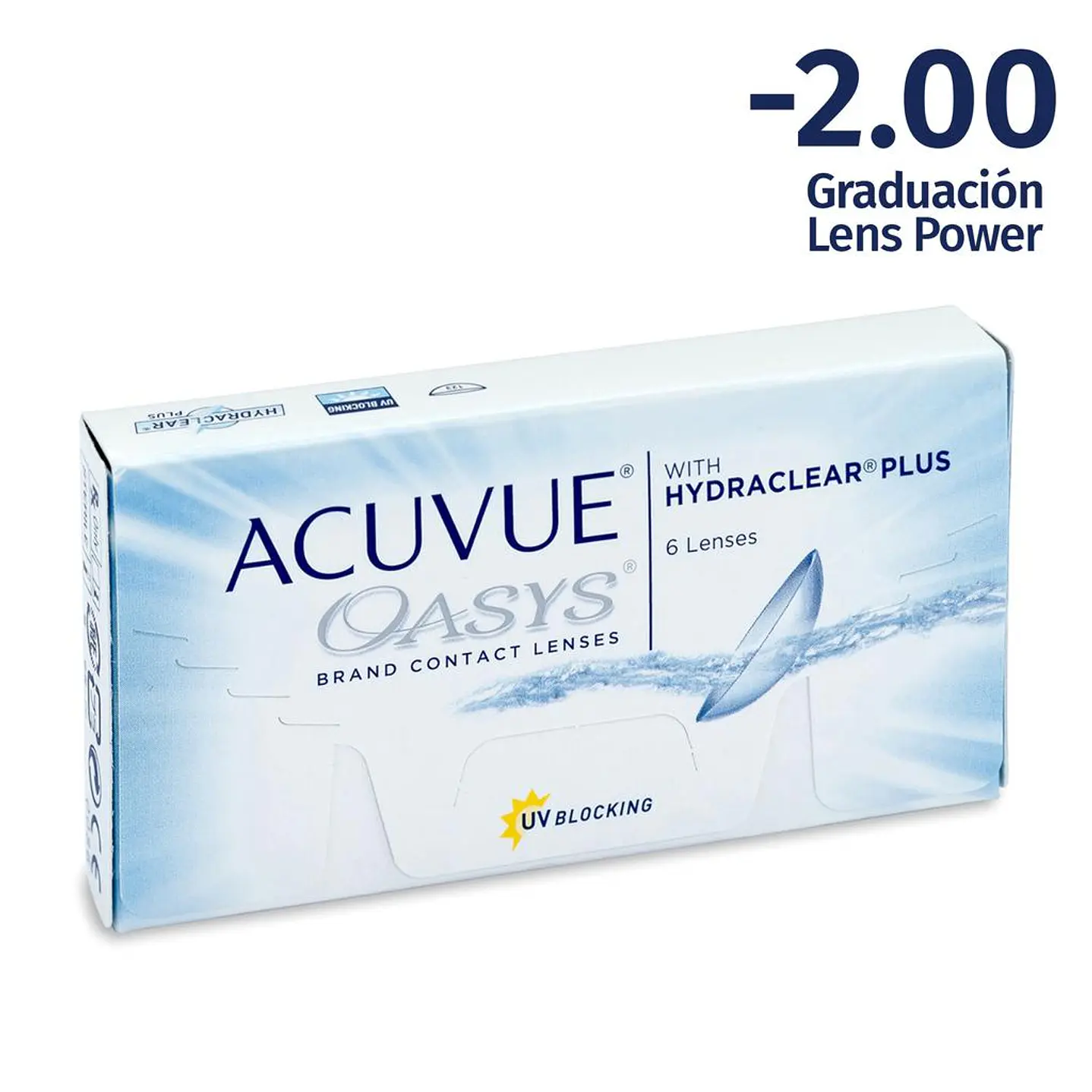 Acuvue Oasys 2.00 Lentes de Contacto Osays Esferico 6 Unid