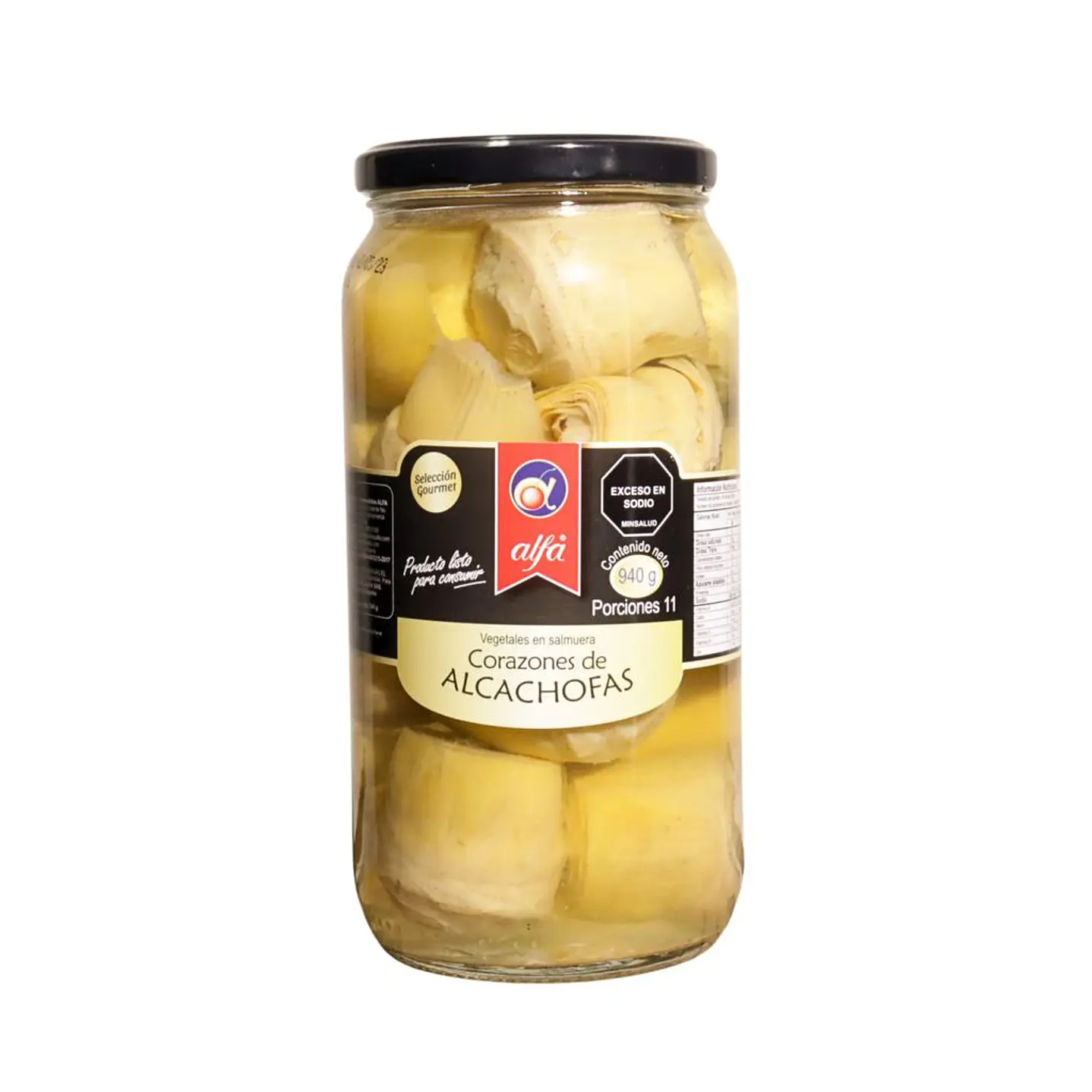 Alfa Corazones de Alcachofa 940 g