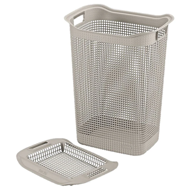 Cesta para Ropa Linum Rectangular Taupé Capacidad 50 L