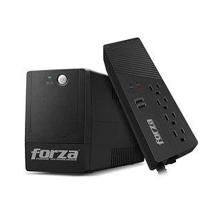 Forza Kit de Protección UPS BT 601 + Regulador FVR 1011 USB