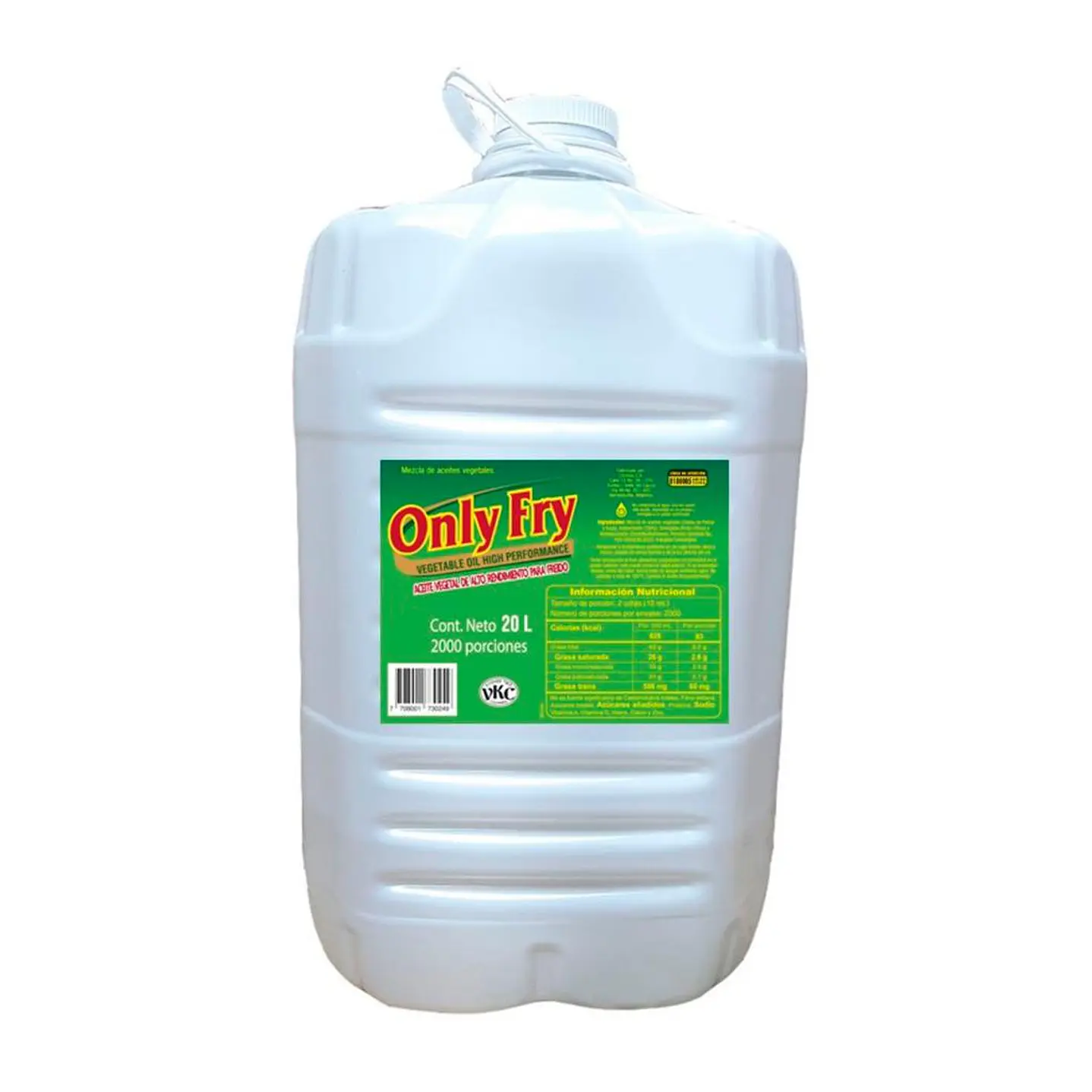 Only Fry Aceite Vegetal para Freido Profundo 20 L