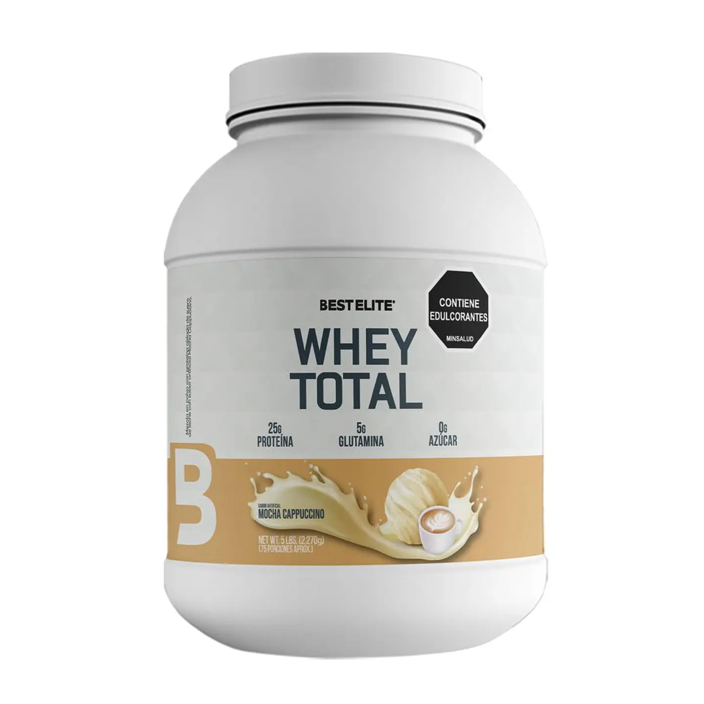 Best Elite Whey Total Sabor Mocha Cappuccino 2.27 kg